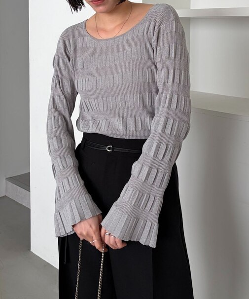 【CAPRICIEUX LE'MAGE】ランダムリブプルオーバー