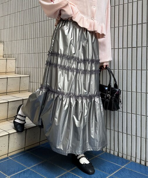 【Ciaopanic】シャーニーティアードチュールフリルスカート