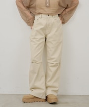【Kastane】【WHIMSIC】コットンツイルニータックパンツ