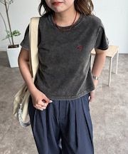 【U.S. POLO ASSN.】クロップドT