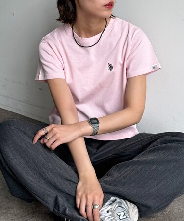 【U.S. POLO ASSN.】クロップドT