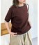 【U.S. POLO ASSN.】フェイクレイヤードスウェットライクプルオーバー
