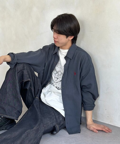 【U.S. POLO ASSN.】リネンライクシャツ