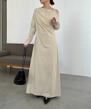 【CAPRICIEUX LE'MAGE】タンクSETドレープワンピース