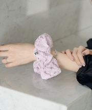 【Kastane】フロッキーフラワーシュシュ