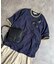 【U.S. POLO ASSN.】配色リブ鹿の子T