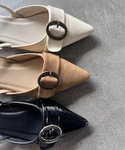 【Kastane】ラインベルトパンプス