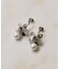 【ear PAPILLONNER】ポンポンフラワーピアス
