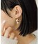【ear PAPILLONNER】ポンポンフラワーピアス