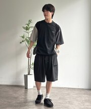 【3点セット】ストレッチナイロンプルオーバーセットアップ