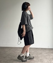 【3点セット】ストレッチナイロンプルオーバーセットアップ