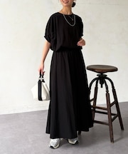 バルーンブラウス×スカートSET