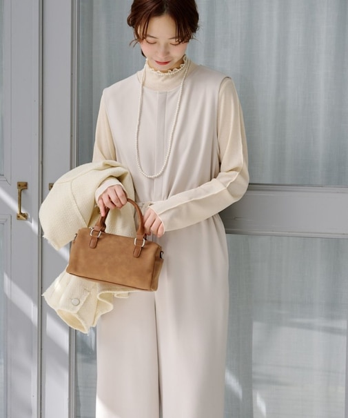 【CIAOPANIC TYPY】シアーリブTEE付きオールインワン