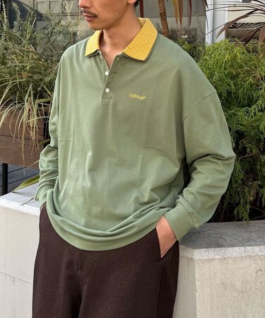 【Ciaopanic】レイヤードカラー鹿子ポロシャツ