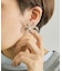 【ear PAPILLONNER】BIGフラワービーズピアス
