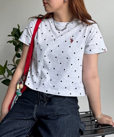 【U.S. POLO ASSN.】アソートクロップドT