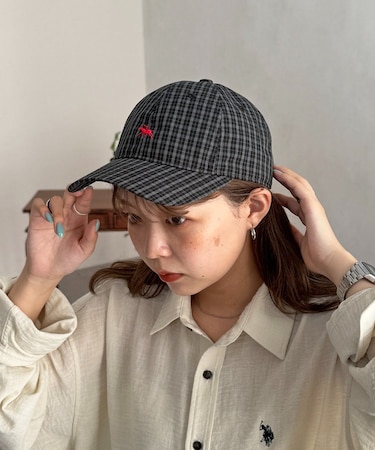 【POLO CHAMPS】チェックキャップ