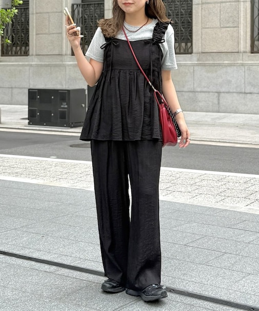 レーヨンフリルセットアップ