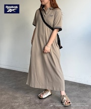【Reebok】鹿の子ポロワンピース