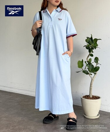 【Reebok】鹿の子ポロワンピース