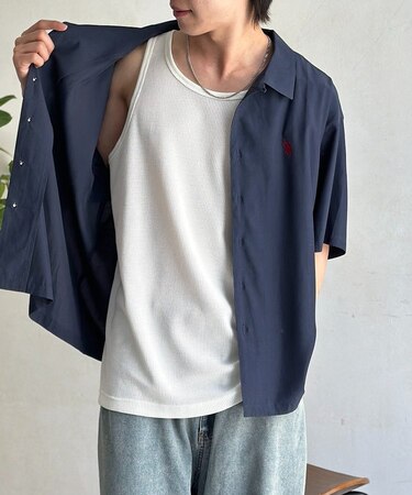接触冷感ワッフルタンク