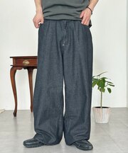綿レーヨンバギーデニム