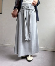 ラップ風リブナロースカート
