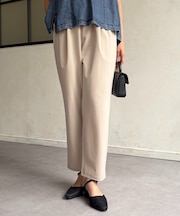 【ストレスフリーなのにきれい見え】360度ストレッチテーパードパンツ