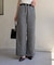 サマーツイードウエストドロストパンツ