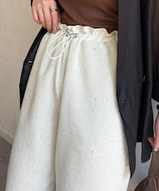 サマーツイードウエストドロストパンツ