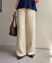 サマーツイードウエストドロストパンツ