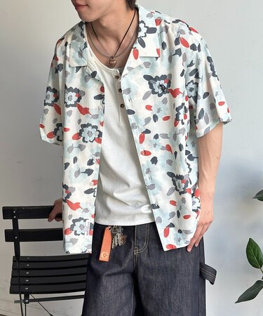 【U.S. POLO ASSN.】シルクタッチ開襟シャツ