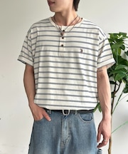 【U.S. POLO ASSN.】ボーダーヘンリーT