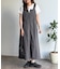 【2点セット】ストレッチナイロンパッカブルジップワンピース