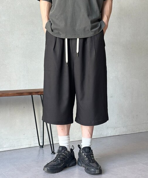 接触冷感バギーショーツ