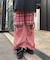 【Ciaopanic】ドッキングチェックカーゴパンツ