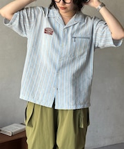 ワッペンドビー半袖開襟シャツ