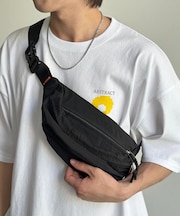 配色ウエストバッグ