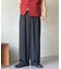 接触冷感タックワイドスラックス