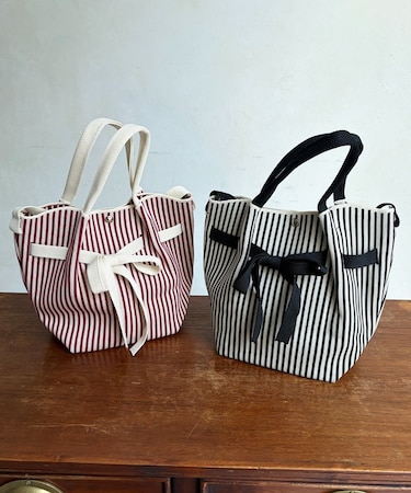 ストライプミニトートBAG