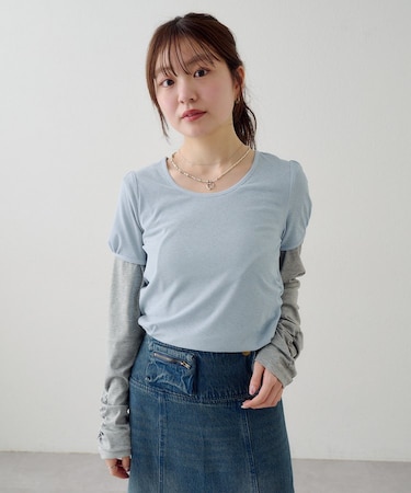 【Kastane】レイヤードカットソーSET