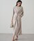 【Loungedress】ツイストVネックワンピース