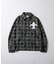 【WHO'S WHO gallery】スタッズ加工チェックシャツ