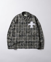 【WHO'S WHO gallery】スタッズ加工チェックシャツ