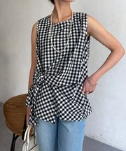 アシメツイストブラウス