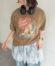 パウダー半袖T