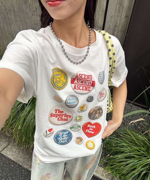 【Ciaopanic】スター＆缶バッジTee