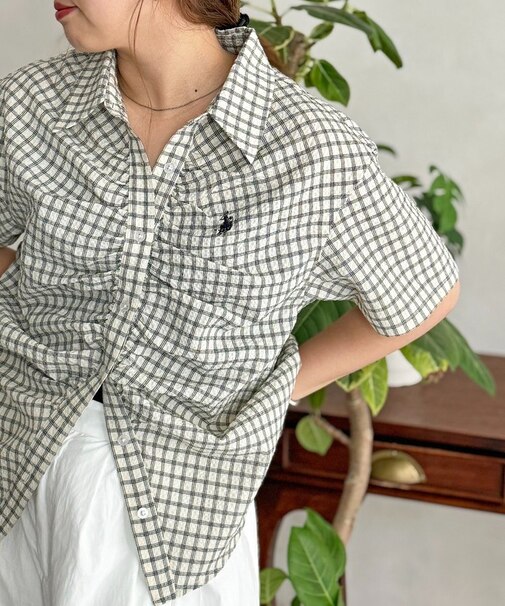 【U.S. POLO ASSN.】シャーリング半袖シャツ