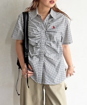【U.S. POLO ASSN.】シャーリング半袖シャツ