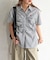 【U.S. POLO ASSN.】シャーリング半袖シャツ